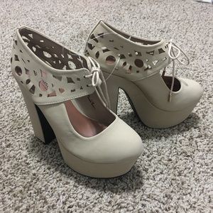 Dollhouse platform pumps